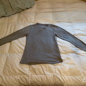 Light gray long sleeve shirt